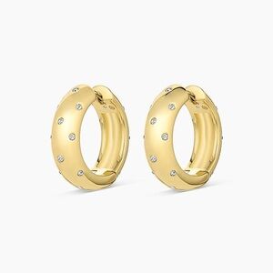 Gorjana Noel Shimmer Hoops (NEW)